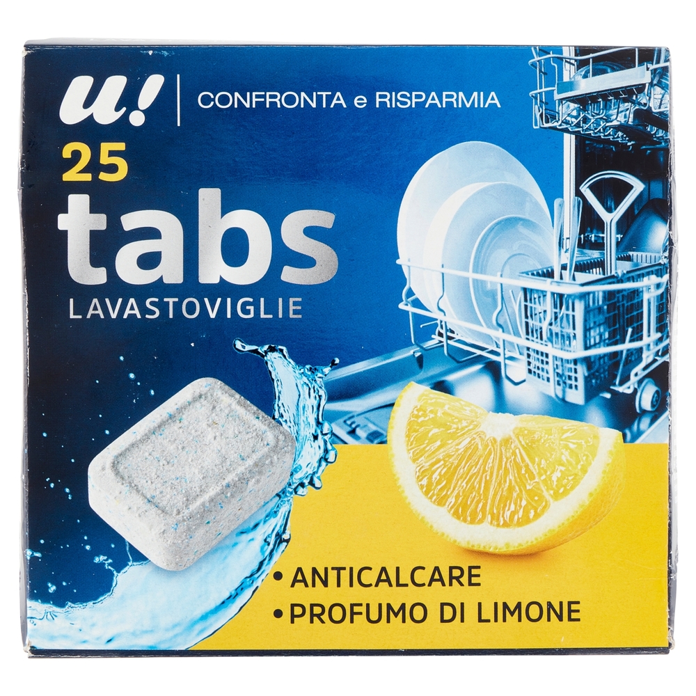 25 Tabs Lavastoviglie U! Confronta e Risparmia